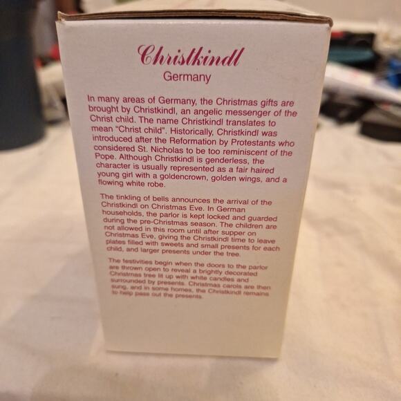 Angel Figurine with Matching Ornament International Santa Claus Collection 1992 - Picture 7 of 7